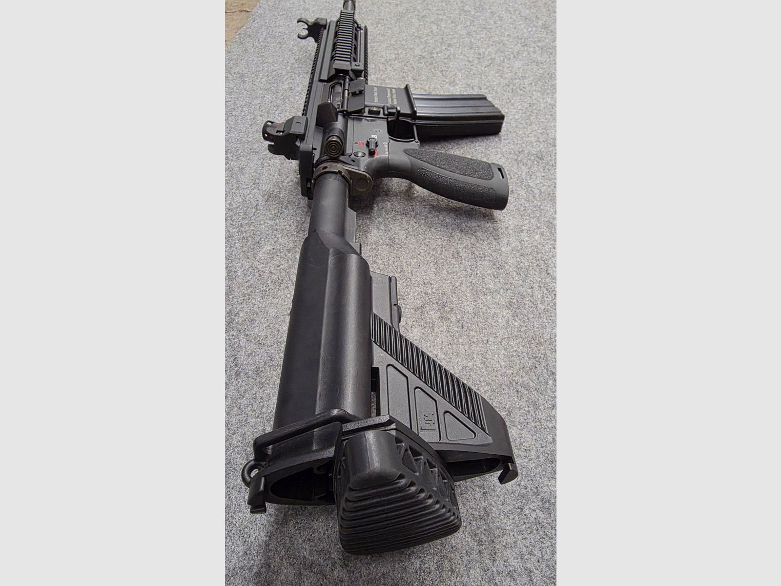 Neuwertige Gas Blowback HK416  GBB mit V3 Nozzle Stahl Bolt viel neues Zubehör Tuning Softair Gewehr ab 18 Jahre 6mm BB