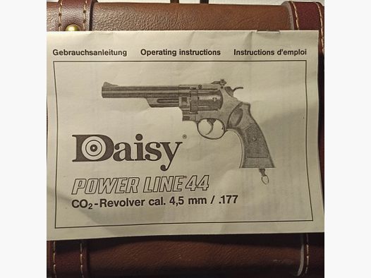Vintage: CO2 Revolver "Daisy" Powerline 44 Diabolo 4,5