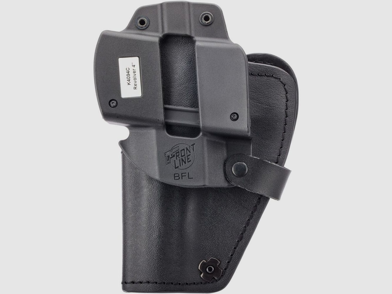 Front Line Holster Open Top Kydex BFL padded 4" Rev. 38