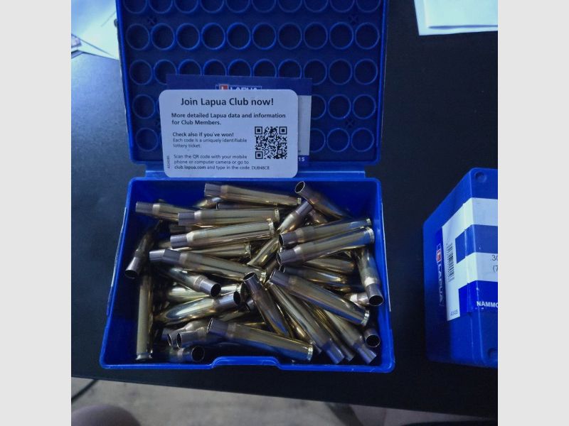 Lapua Hülsen NEU 30-06 je 100ST