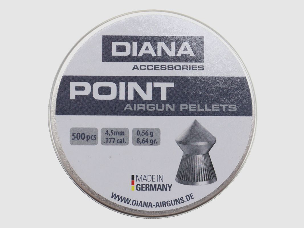 Diana Point pointed pellets cal. 4.5 mm, pack of 500