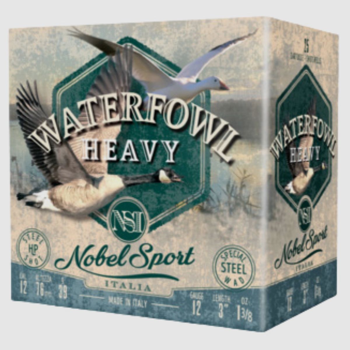 Nobel Sport Italia 12/76 Steel Waterfowl Heavy HP 4,0mm - 39g ANS123STHYBB