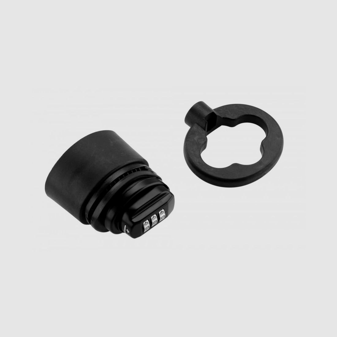 Supporto a muro per arma con lucchetto a combinazione integrato