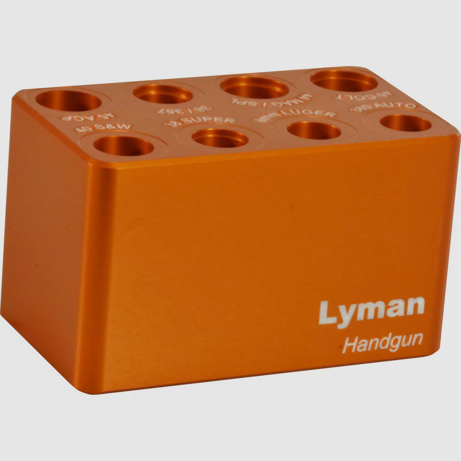Lyman Ammo Checker Handgun Gauge / No-Go Gauge for Handguns .380 Auto/9mm Luger/.38 Super/.40 S&W
