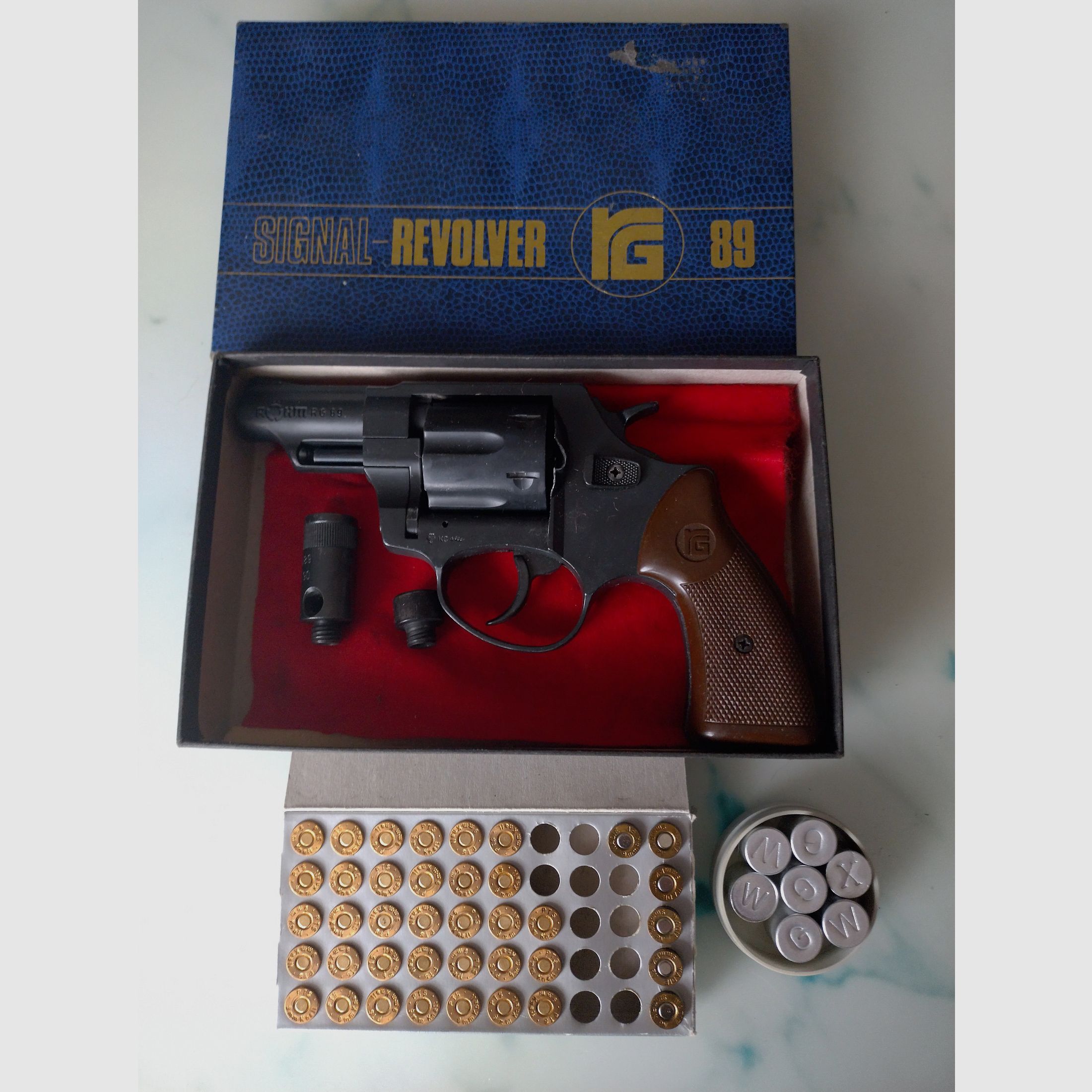 Gas/ Signal -Revolver original Röhm RG 89