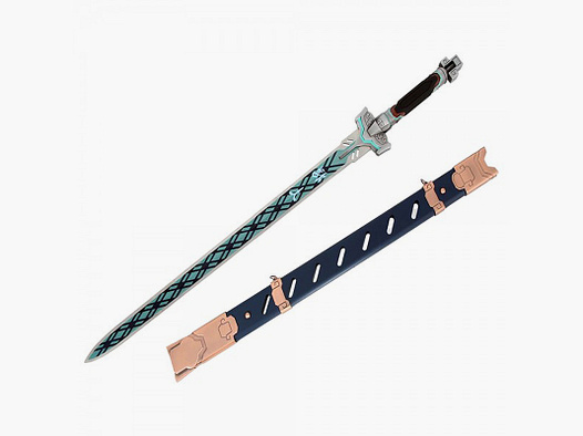 Overwatch Baihu Genji sword with stand