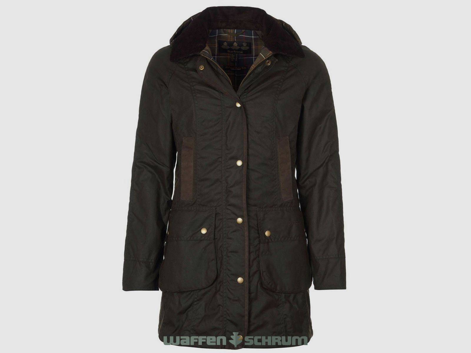 Chaqueta de cera Barbour Bower Oliva