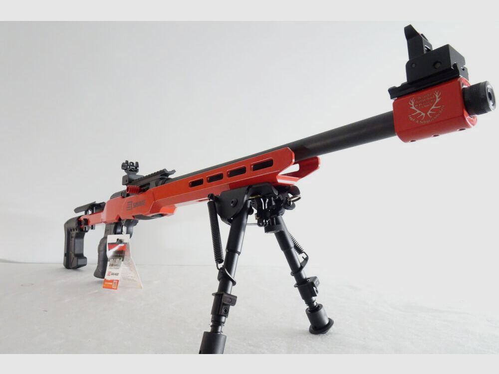 Savage A22 Precision MDT Czerwony