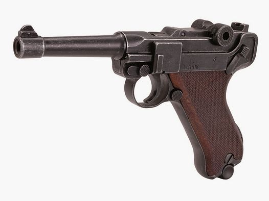 ESC ME Mod. P08 antik-look Holzgr. 9mm P.A. Gas- & Signalwaffen