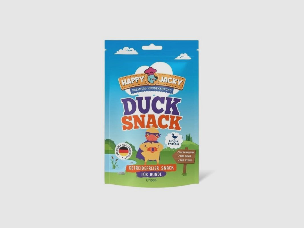 Happy Jacky Hunde Duck Snack 125g