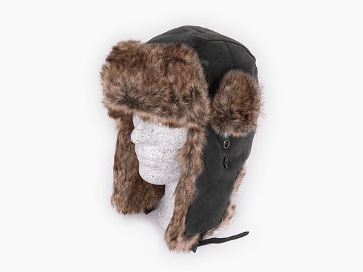 Woodline Kibo Black Pilot Cap L/XL