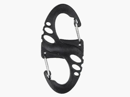 Mil-Tec Mil-Tec Karabiner Tactical S-Hook 10er Set - Schwarz