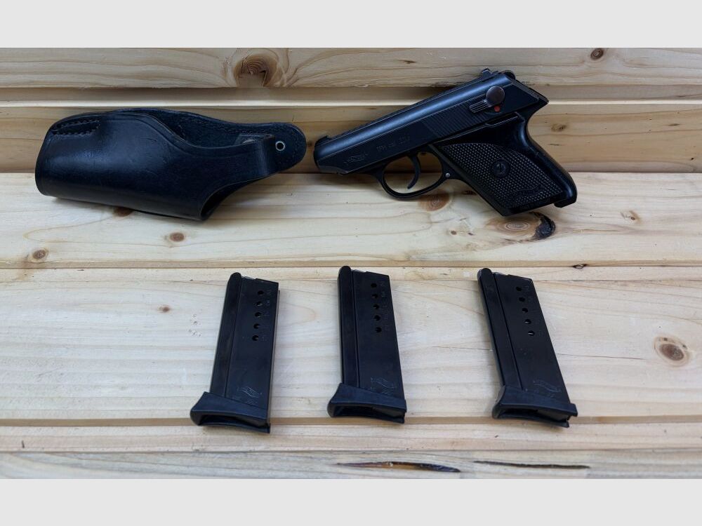Carl Walther TPH .22lr mit 3x Magazinen und Lederholster .22lr