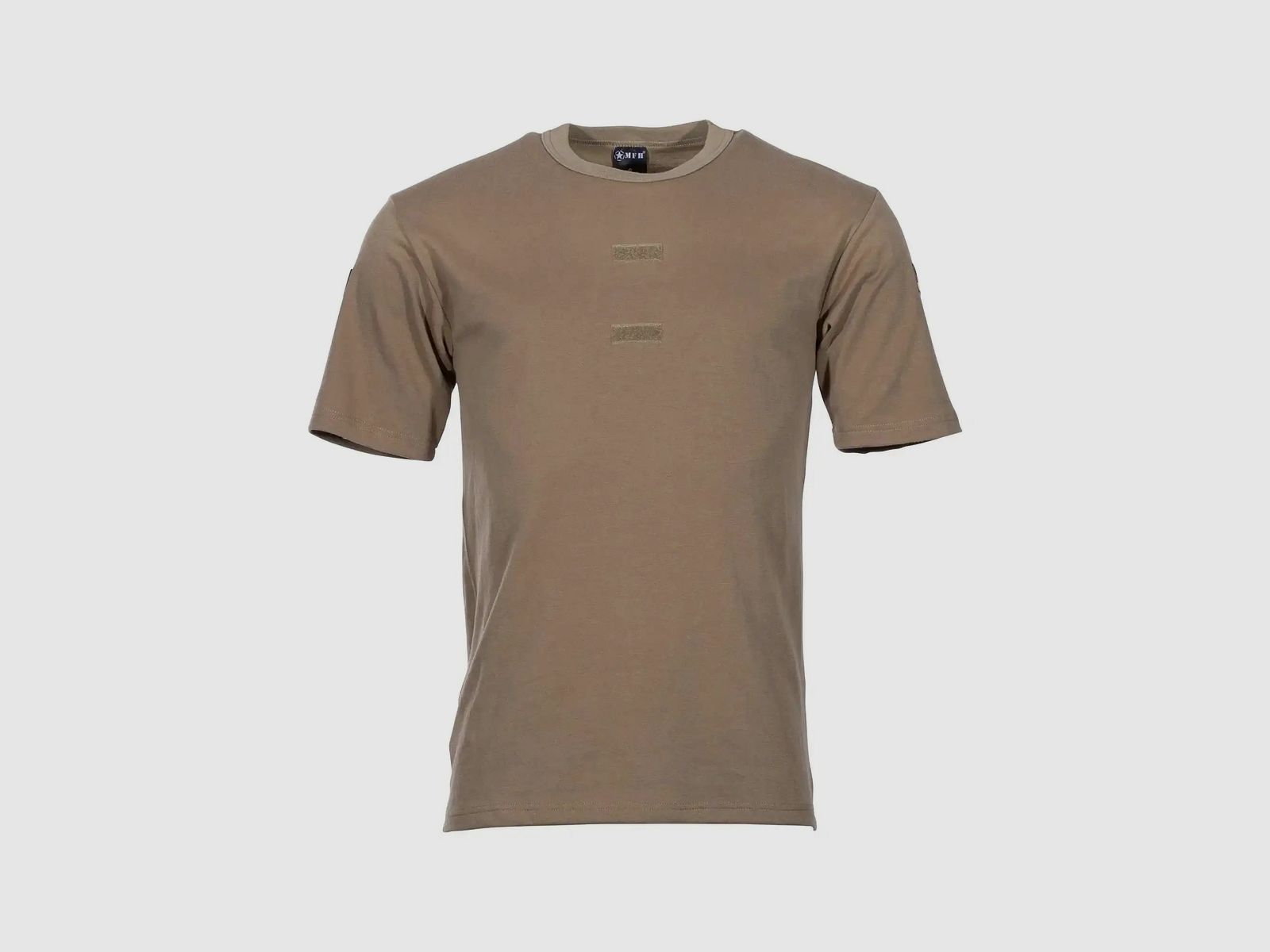 MFH Bundeswehr Tropen T-Shirt Import Klittenband Nationaliteitsbadge - Coyote / 4
