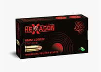 Geco GECO 9mm Para Hexagon SX 8.0g.