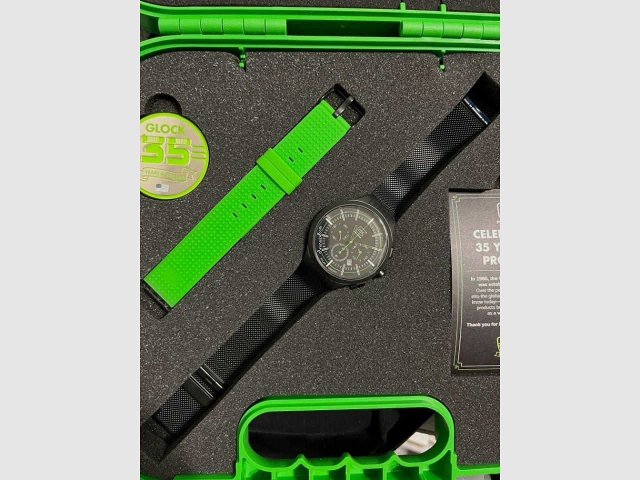 Orologio GLOCK SERIE LIMITATA DI 3500 ESEMPLARI, immagine 1 di 2