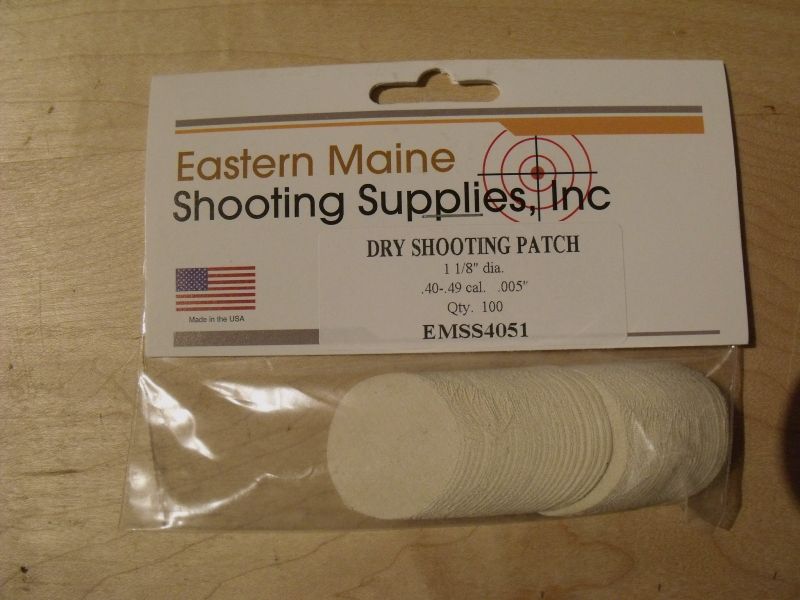 100 Schusspflaster von "Eastern Maine".40 - .49 cal.