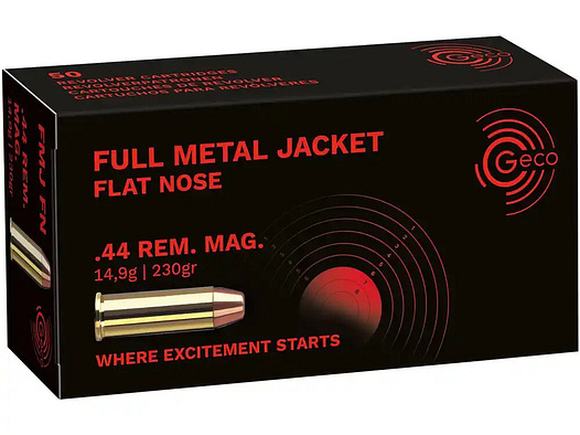 Geco	 .44 REM. MAG. 14,9 v 230ge FULL Metal Jacket Flat Nose