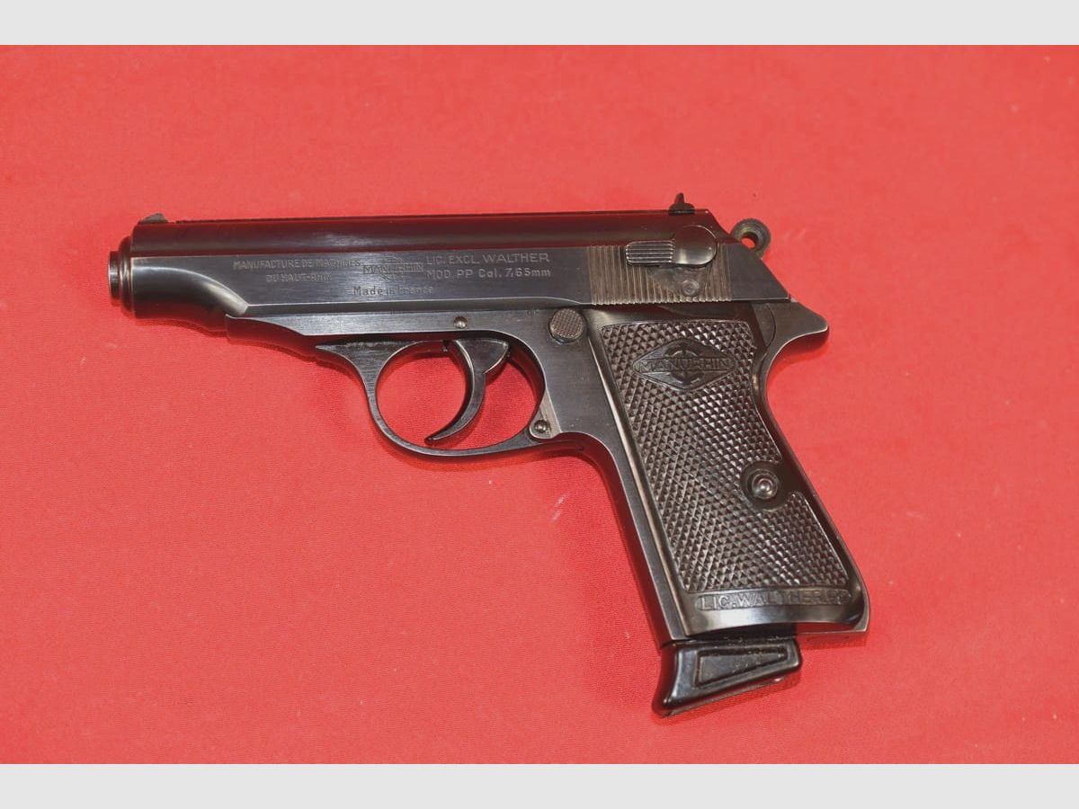 #7517 Walther PP-pistool, Manurhin, kal. 7,65Br., afbeelding 3 van 24