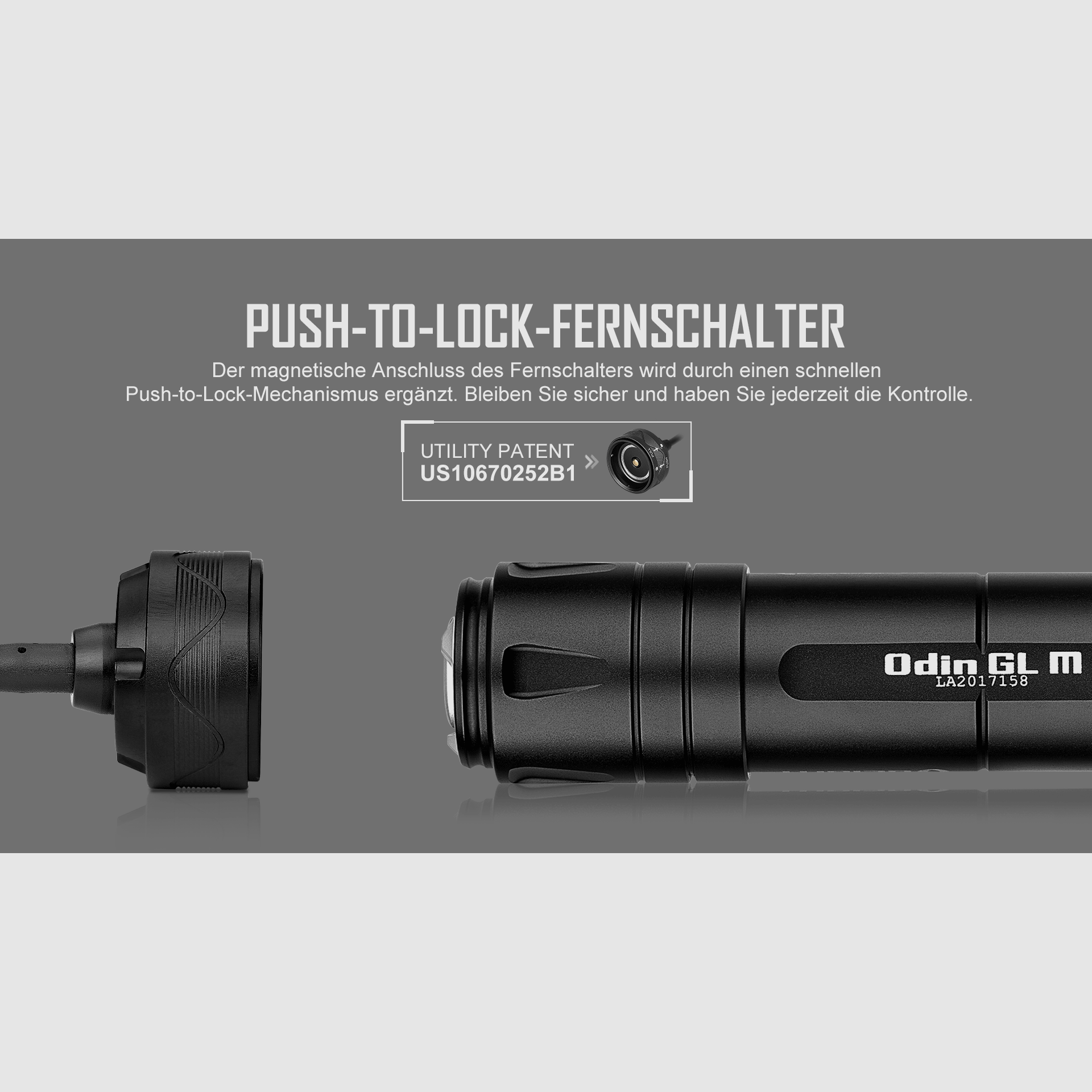 Olight Odin G Laser M für M-LOK Tactical Flashlight BLK, Bild 6 von 8