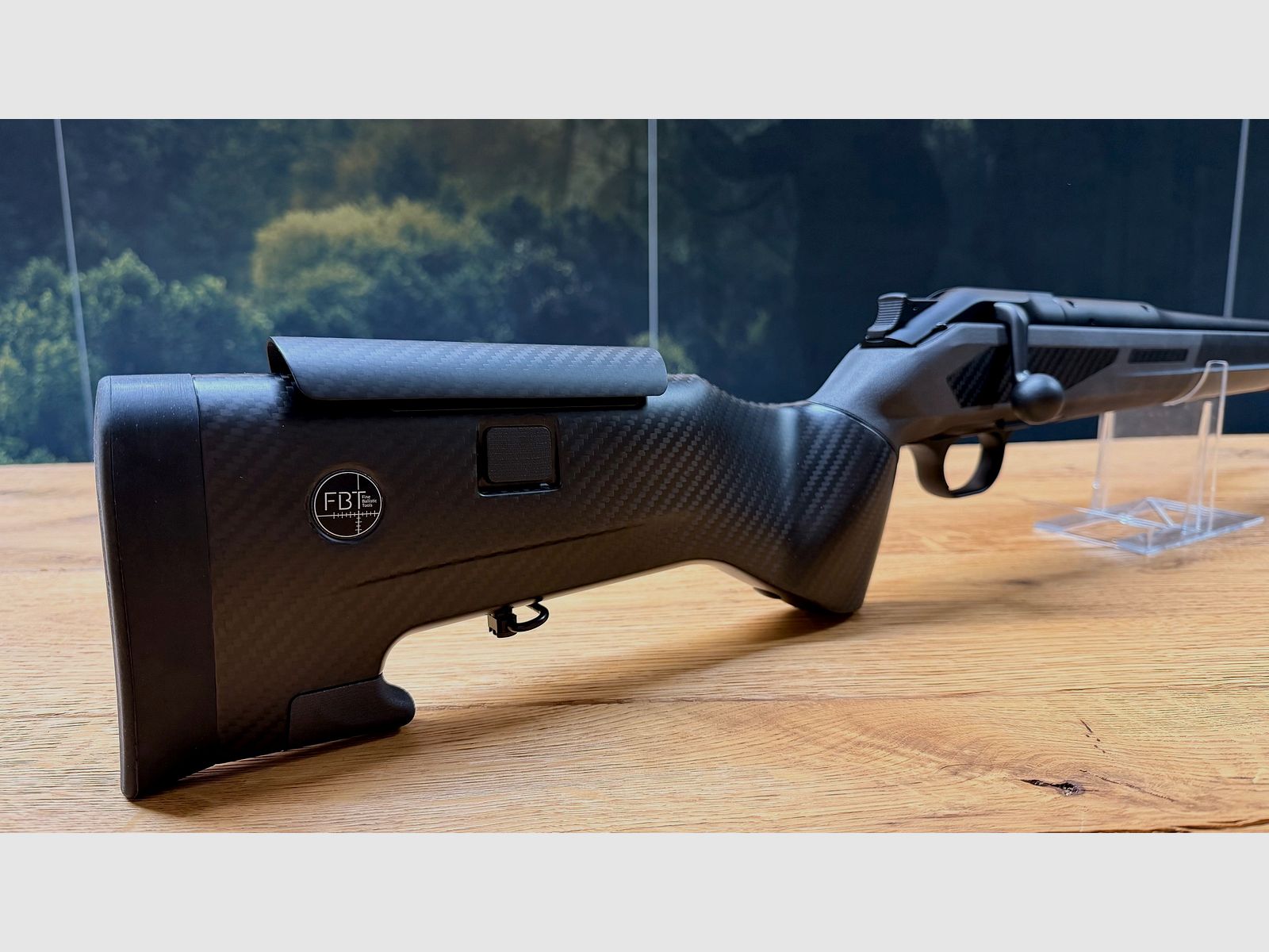 Blaser R8 mit FBT Carbonschaft Superergonomisch / .308 Win. / 47cm LL / M15x1 / TOP