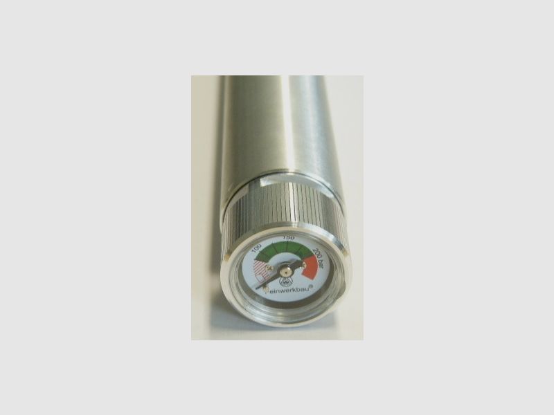 Pressluftbehälter für Feinwerkbau Luftgewehr Standard / silber