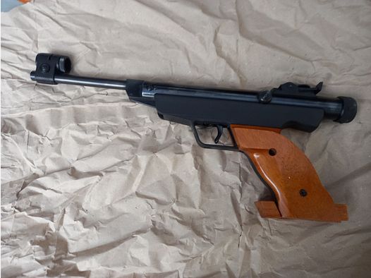 Pistolet à air comprimé « Diana Modell 6. 4,5 mm Diabolo. Avec poinçon F. »