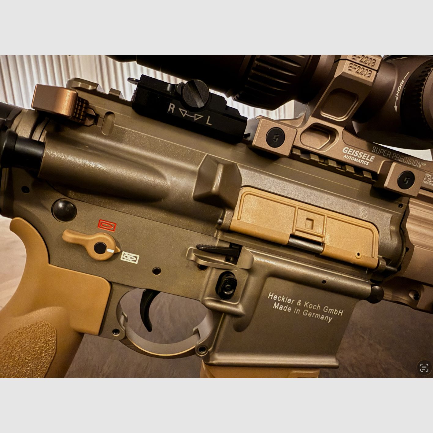 HK MR223 A3 14.5” – Geissele / Vortex Razor setup – As good as new