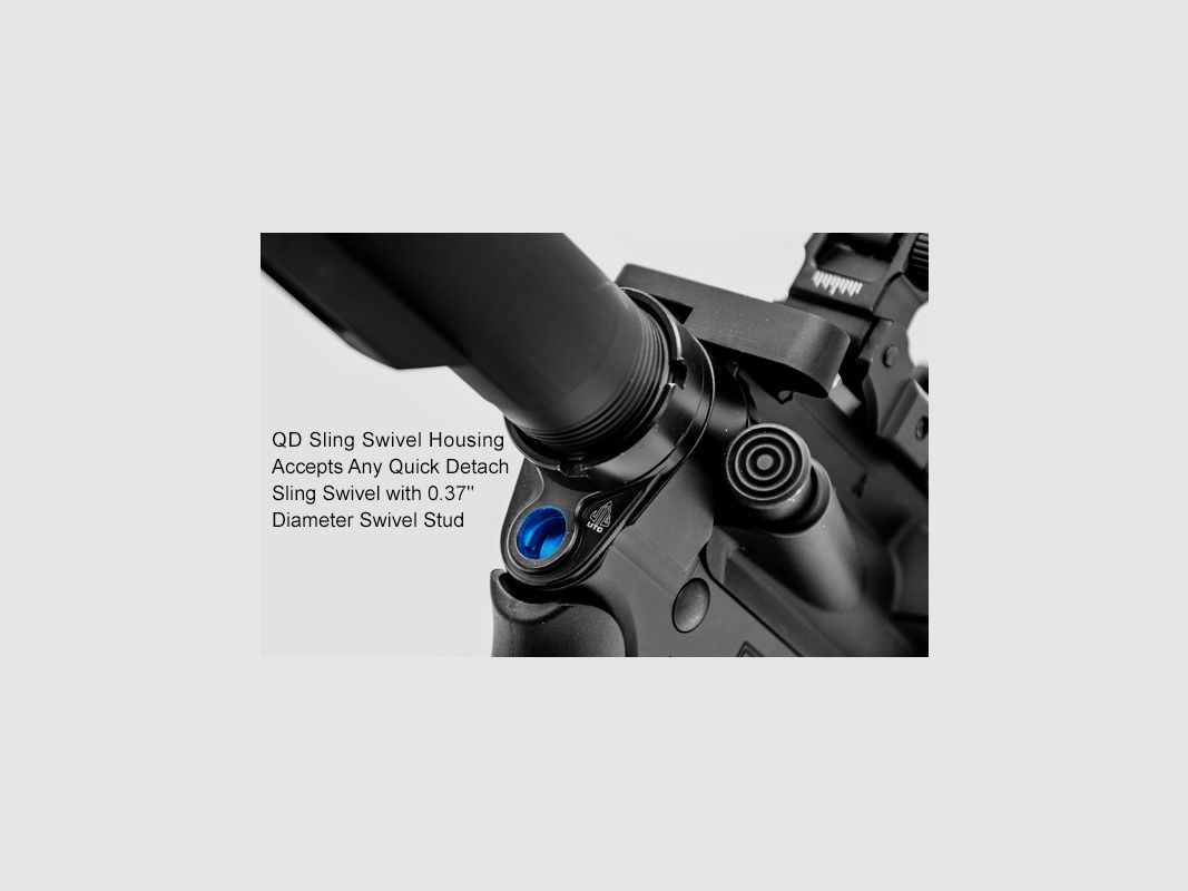 UTG AR15 END PLATE FOR QD SWIVEL, image 2 of 3
