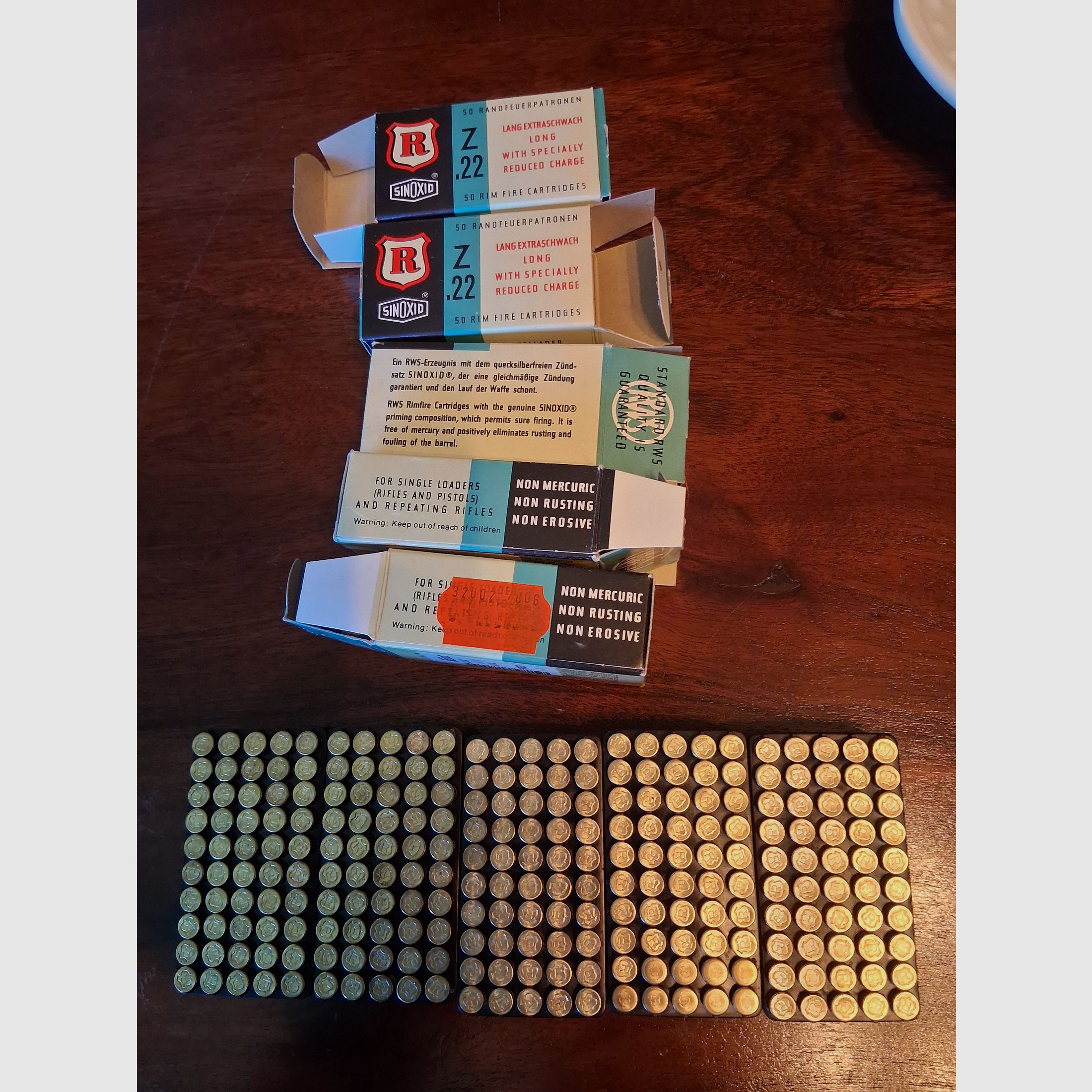 250 pcs. RWS Dynamit Nobel Z.22 Long Extra Weak