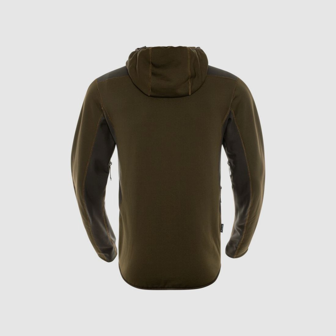 Härkila Deer Stalker Fleece Hoodie Wilgen groen / Schaduwbruin