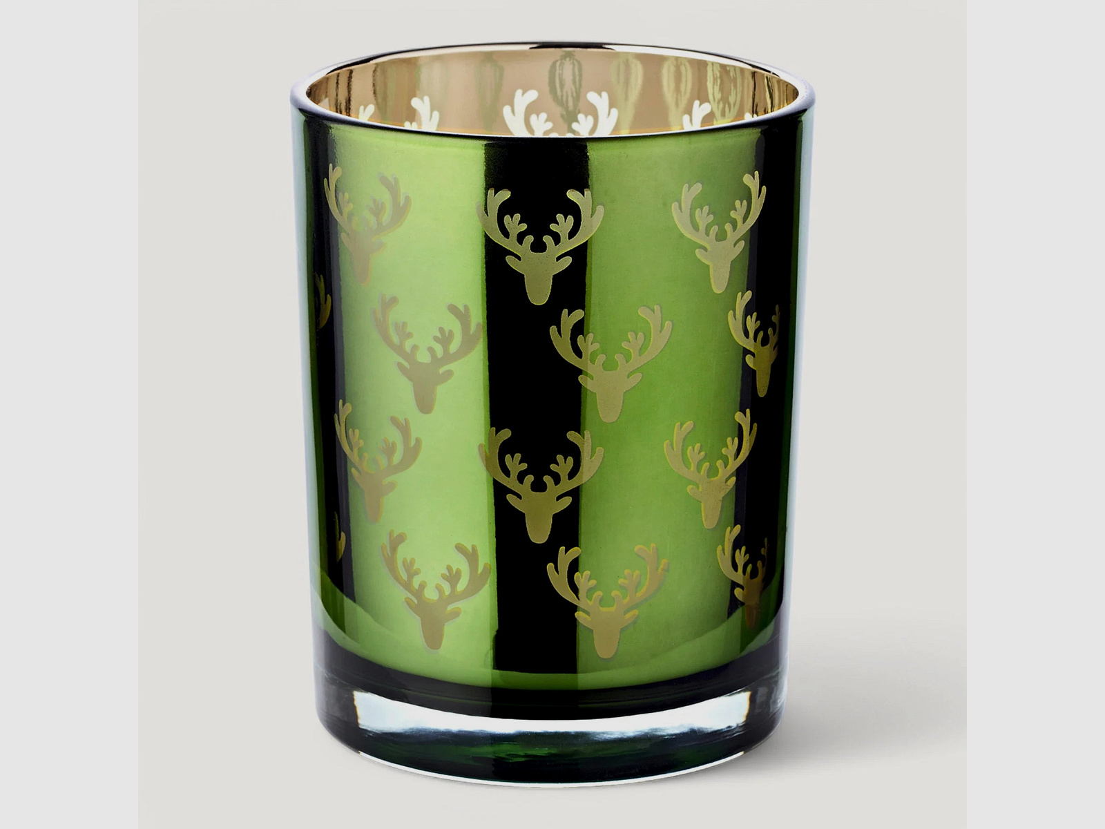 Teelichtglas Hirsche