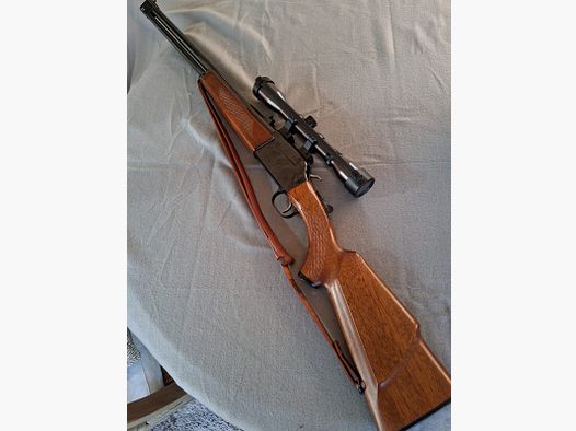 Langwaffe Tikka Bockbüchsflinte 12/70 und 222 Rem. mit Zielfernrohr Sornet 4x