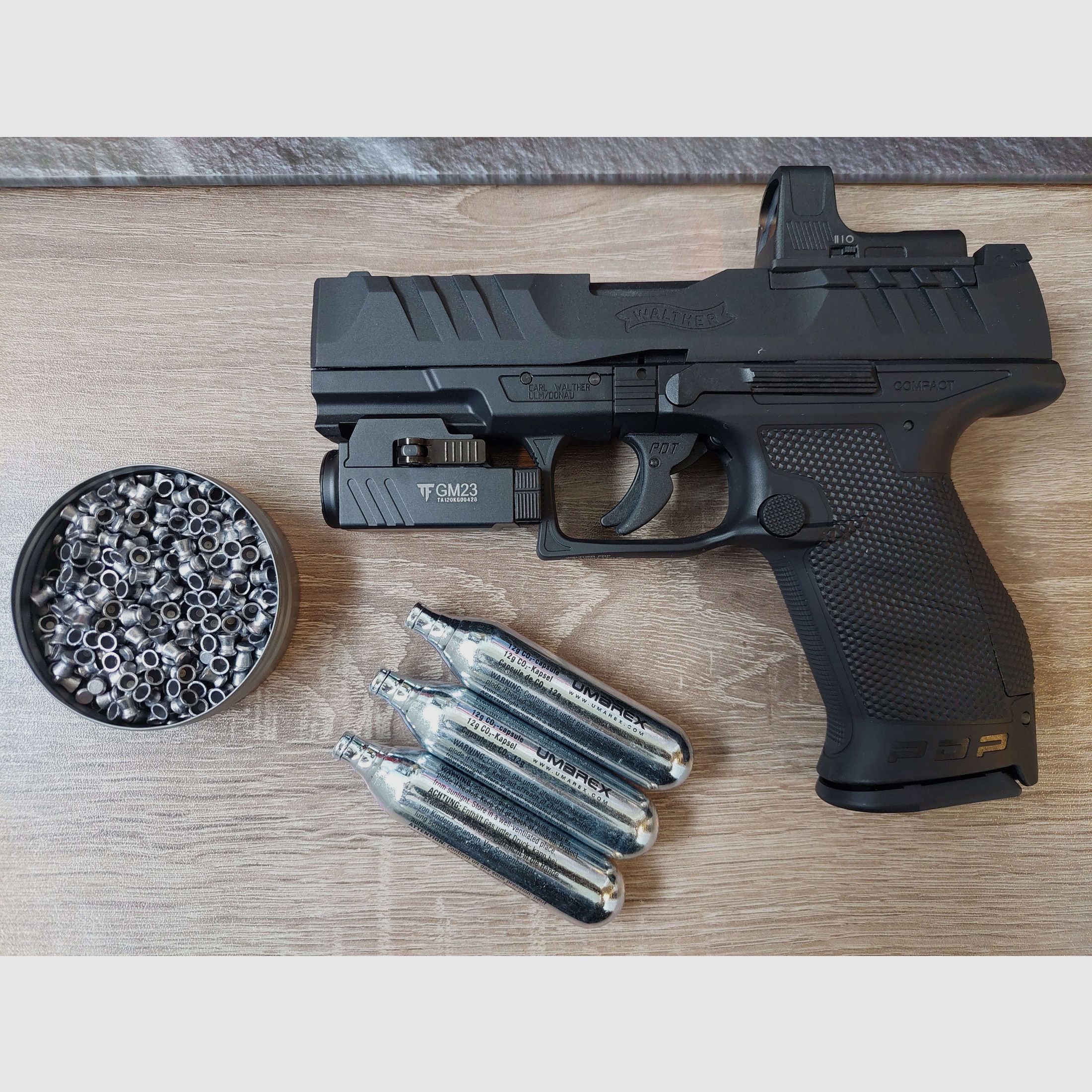 Walther PDP Compact 4" / CO2 Pistole