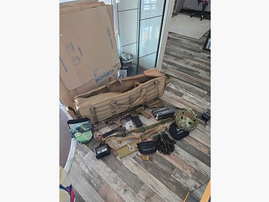 E&C SMR16 10,5" -GEN.4- S-AEG MIT BEGADI CORE EFCS / MOSFET & PRO HOPUP & QD SILENCER - RAL