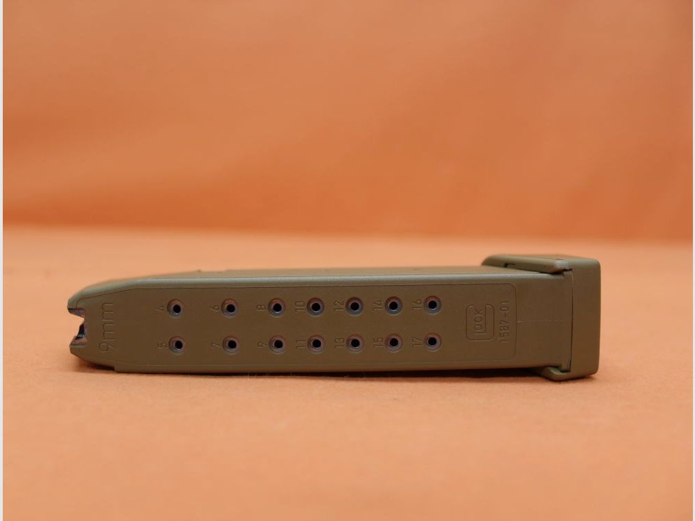 Glock Glock 19X Magazin Gen5 19-Schuss 9mmLuger Coyote schwarzer Zubringer