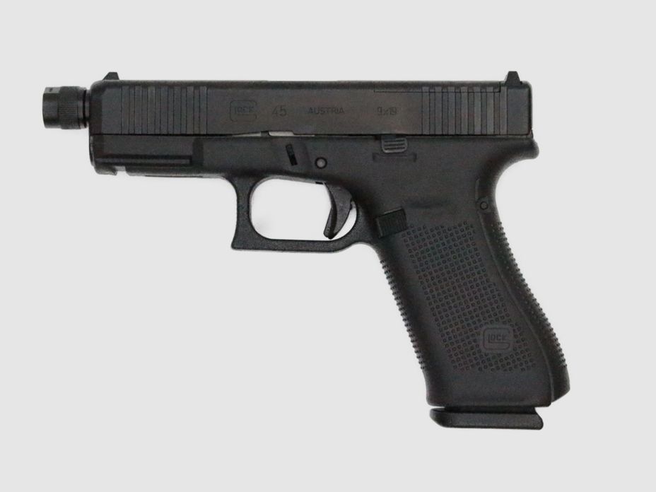 Pistola Glock G45 Gen5 MOS FS 9mm Luger 4,02" / 102 mm 17+1, crossover compatto con canna filettata