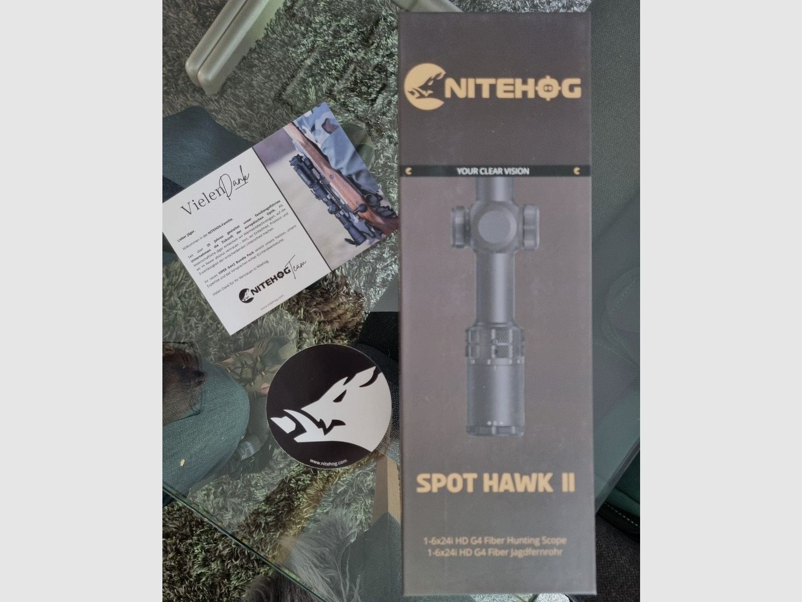 Nitehog Spot Hawk II scope, 1-6x24i HD G4 Fiber