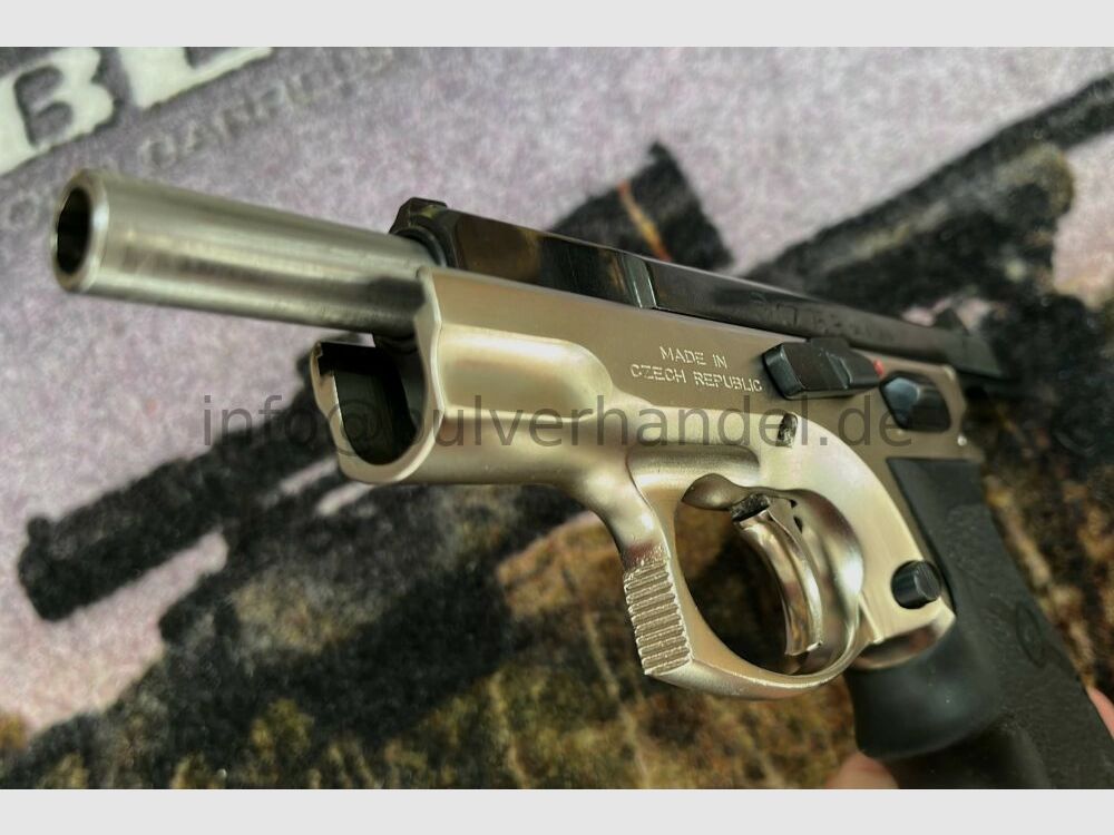 CZ75B BiColor Neuwertig 9mmLuger Bicolor & HOGUE Griff