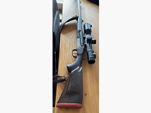 Package: Blaser S2 luxury double rifle, mountain stock, rifle shotgun .30R Blaser & .243; 243 & 20/76