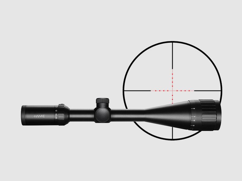 Zielfernrohr von Hawke Modell Vantage IR 1 Zoll 4-16x50 AO, Absehen Mil Dot