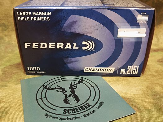 Federal Large Rifle Magnum Zündhütchen #215