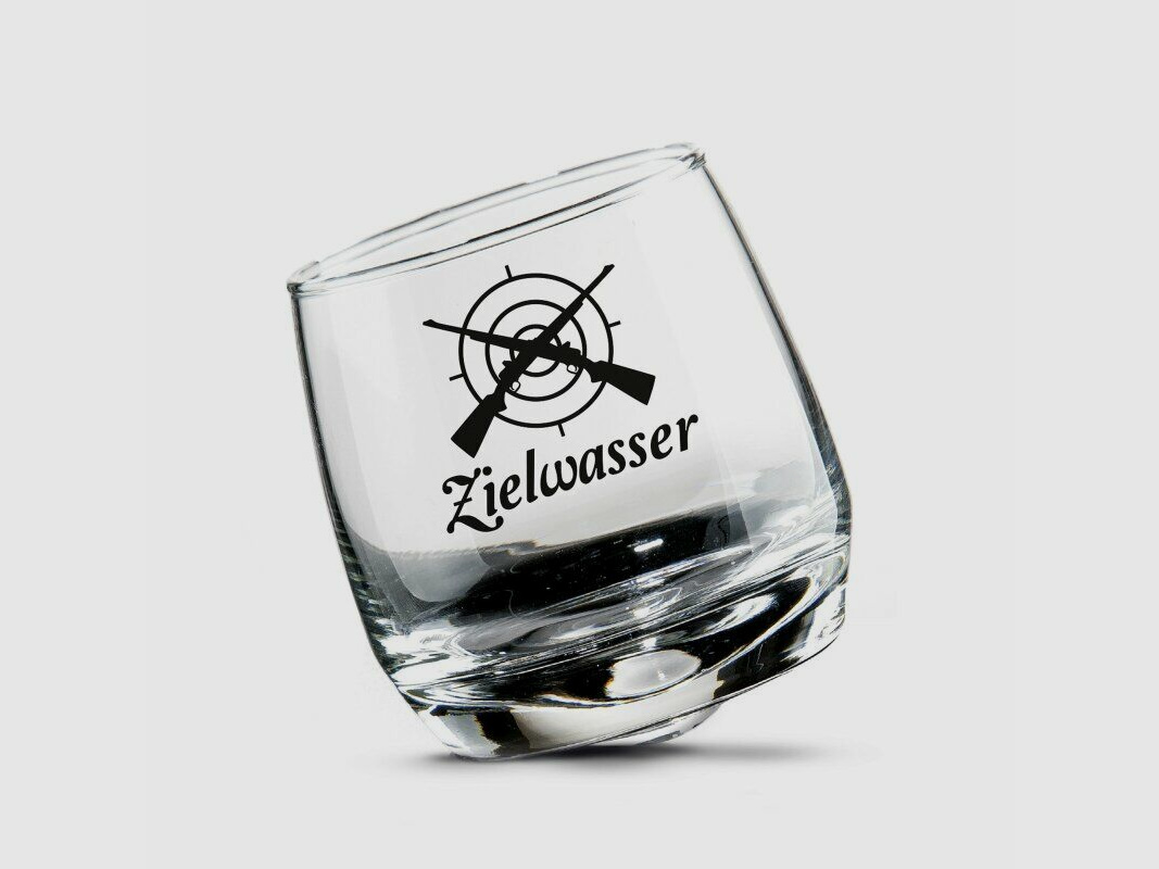 Gilde Handwerk Wackelglas "Zielwasser" - 2er Set