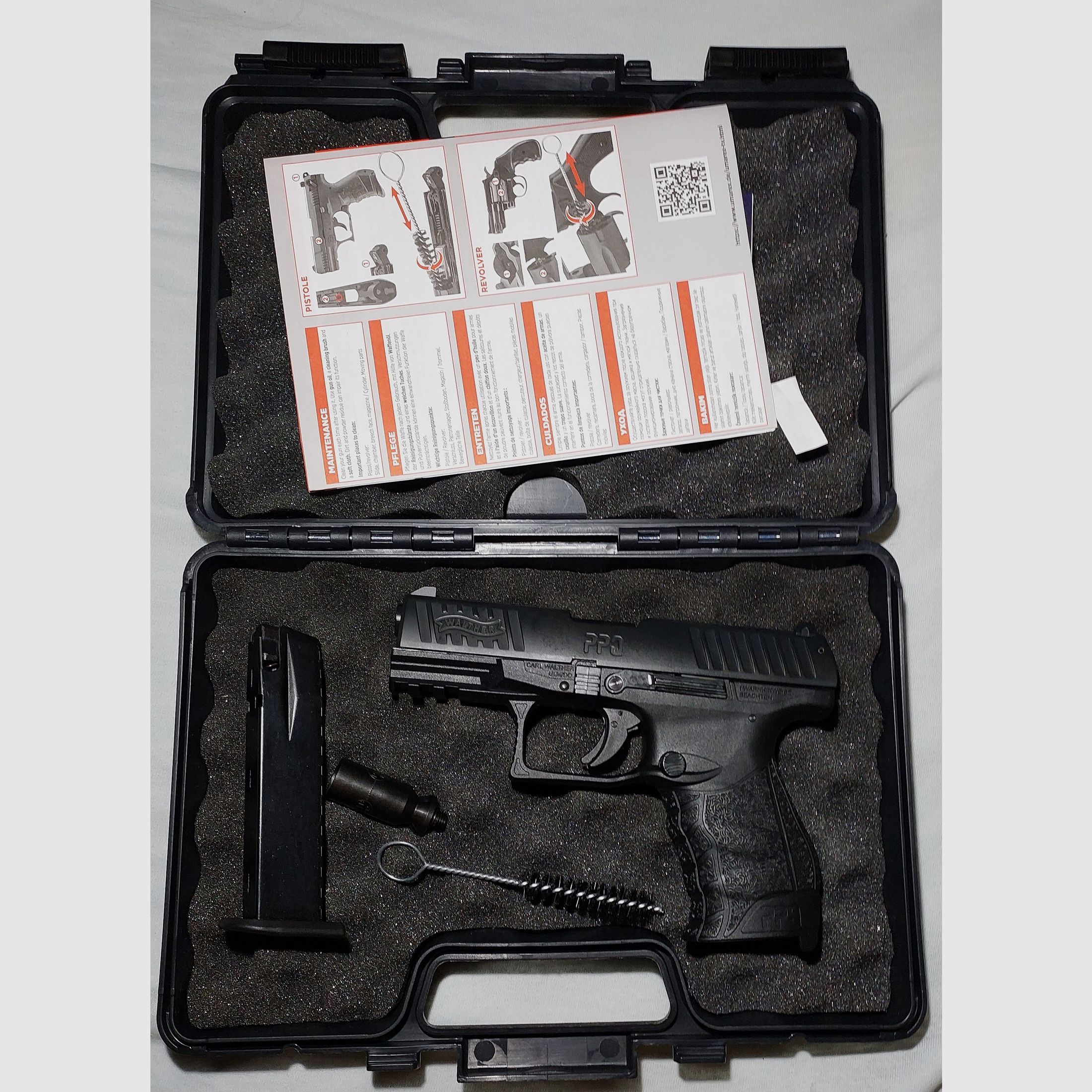 Walther PPQ M2 Pistolet alarmowy 9mm P.A.K. czarny (PTB 958)