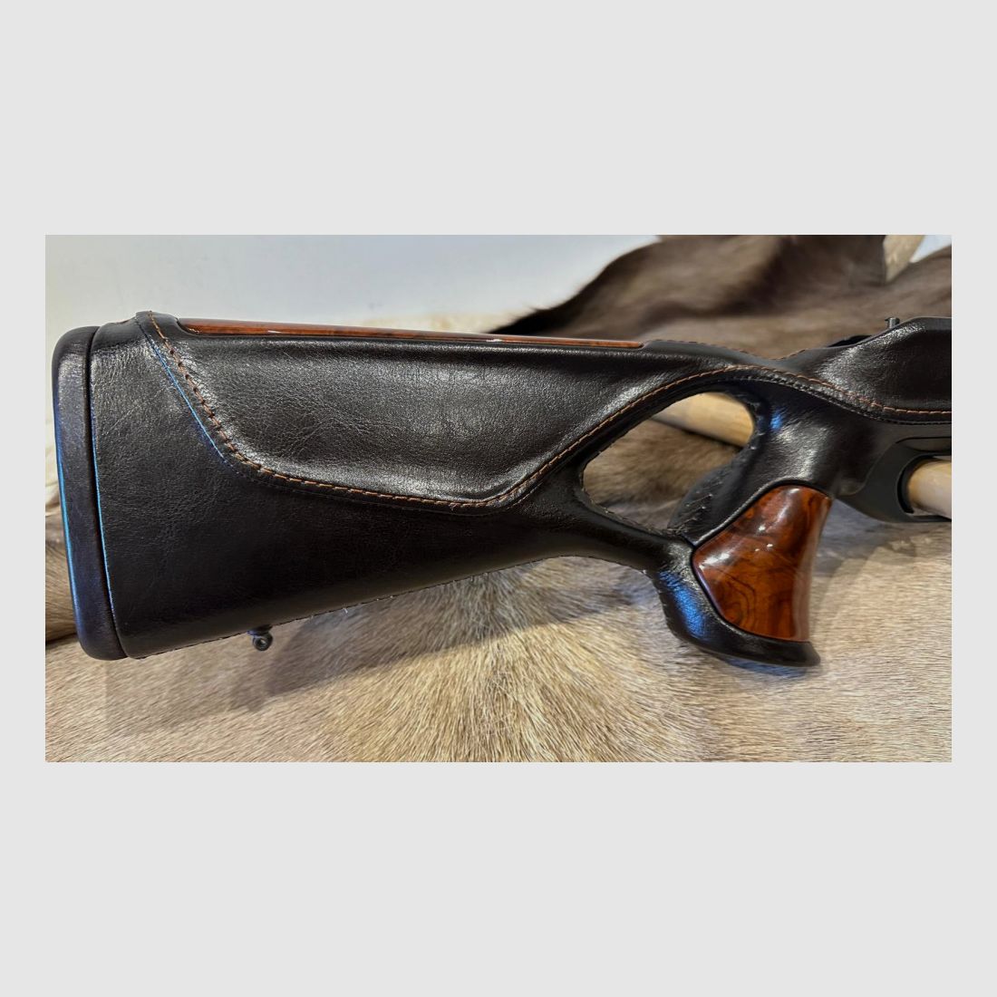 CARACASSE BLASER MADERA Y CUERO CUSTOM NUEVO 021927, imagen 3 de 8