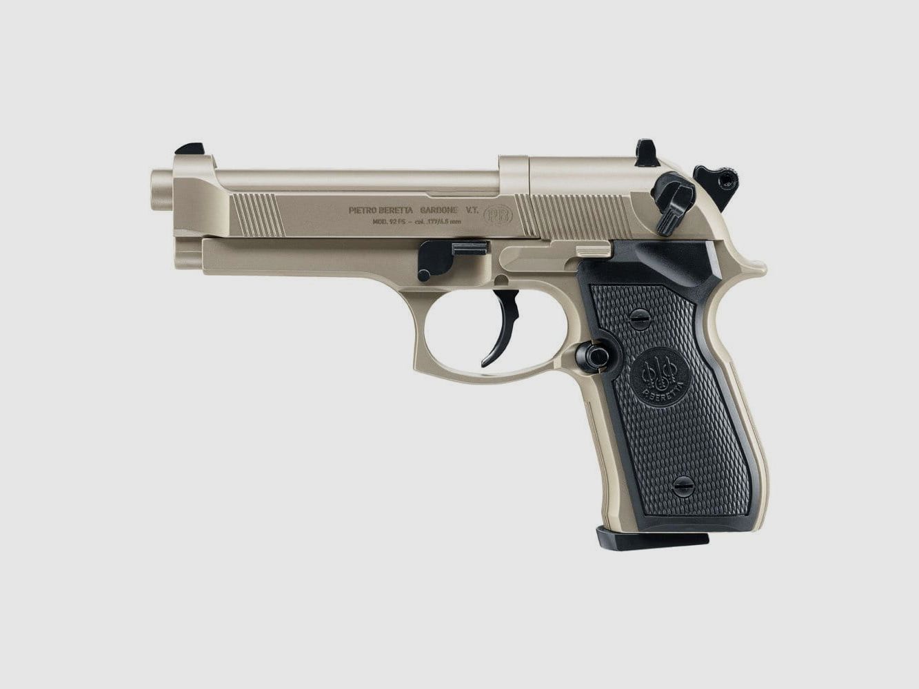 Beretta M 92 FS 4,5 mm niklowa pistolet pneumatyczny