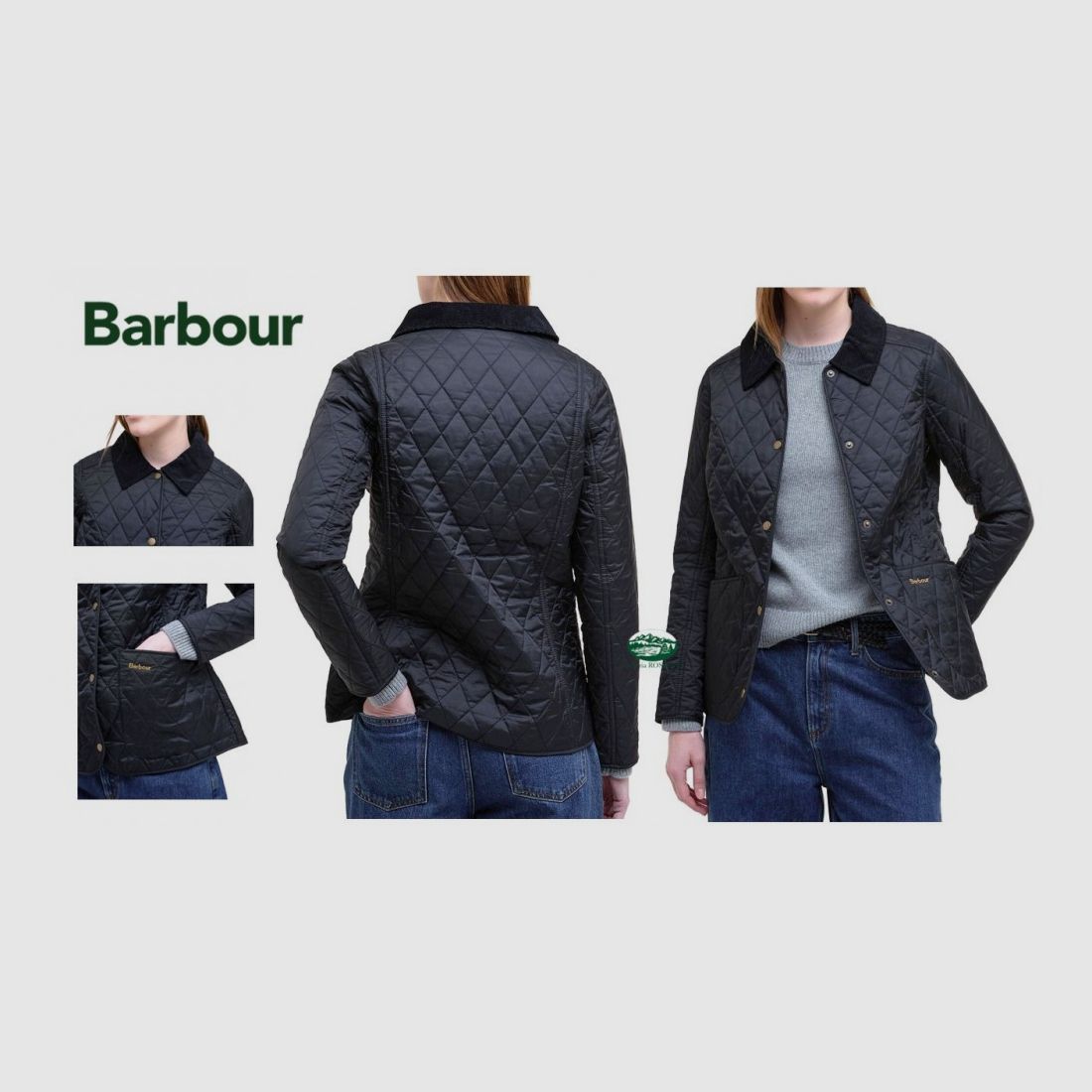 BARBOUR Damenjacke Annandale gesteppte blau
