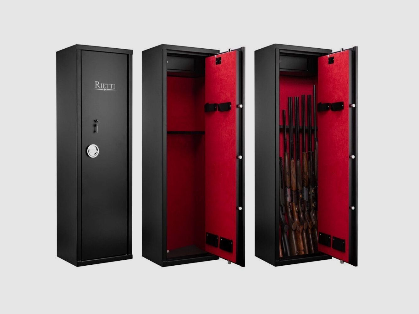 Waffenschrank Rietti für 10 Waffen mit Schlüssel – 150 cm – 3 mm, Bild 1 von 8