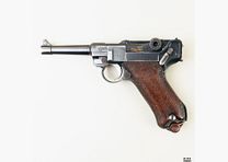Pistolet DWM mod. Luger P08 cal. 9×19 n° de série 677A