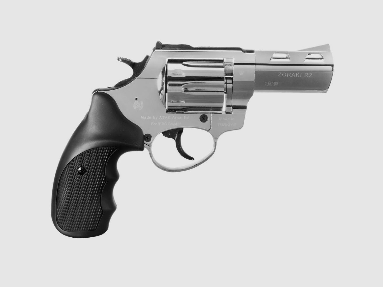 Zoraki Schreckschussrevolver verchromt 3Zoll Kaliber 9mm RK 